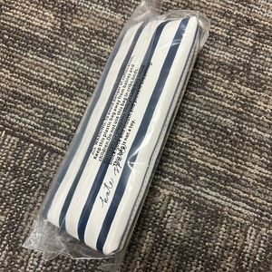 Kate Spade ♠️ Navy and White Striped Pencil Case